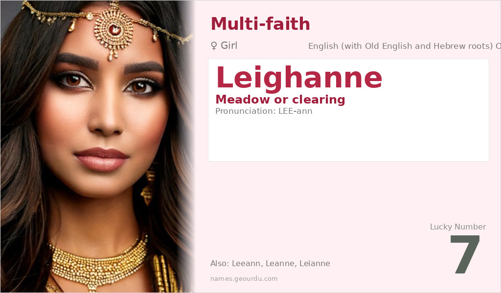 Leighanne Name Meaning and Details