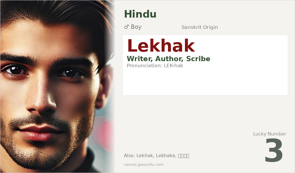 Lekhak Name Meaning and Details