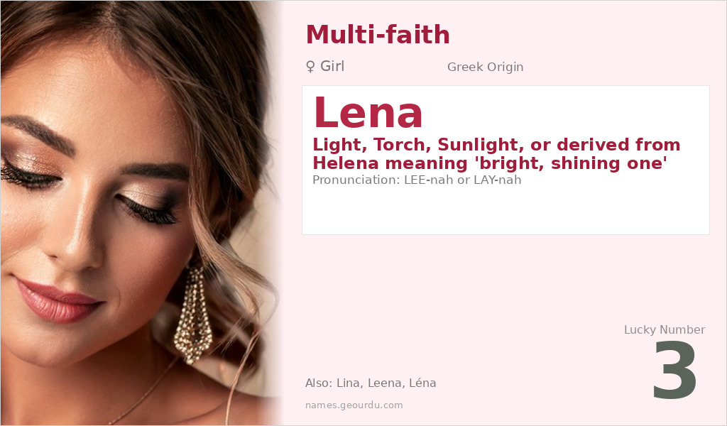 Lena Name Meaning and Details