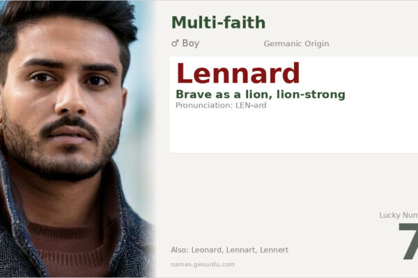 Lennard Name Meaning — Origin, Gender & Details (2025)