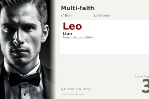 Leo Name Meaning — Latin Origin, Boy Name & Details (2025)