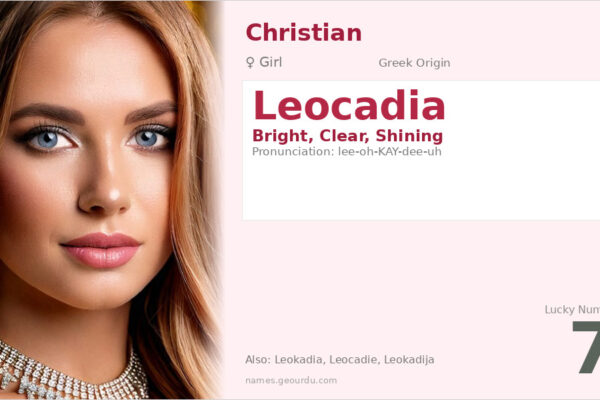 Leocadia Name Meaning — Greek Origin, Girl Name & History (2025)