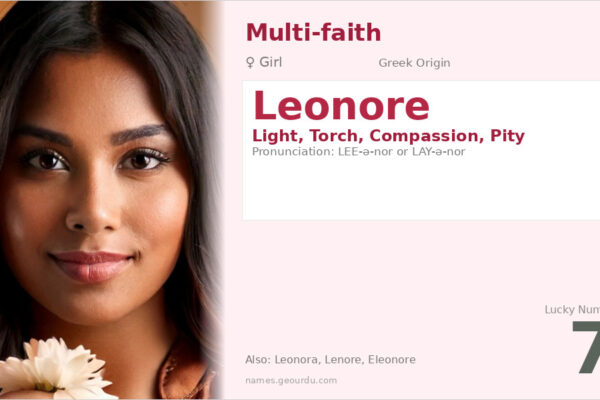 Leonore Name Meaning — Greek Origin, Girl’s Name & Details (2025)