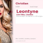 Leontyne Name Meaning and Details