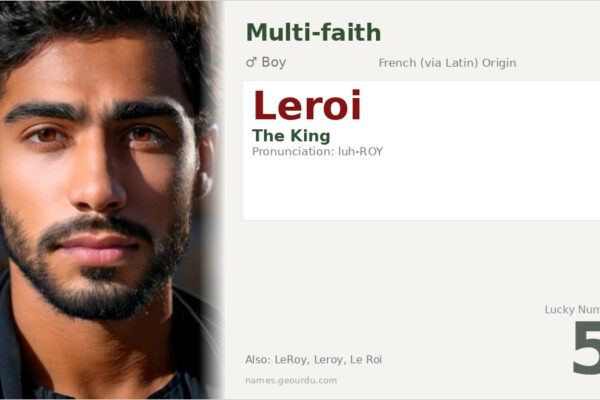 Leroi Name Meaning — Origin, Gender & Details (2025)