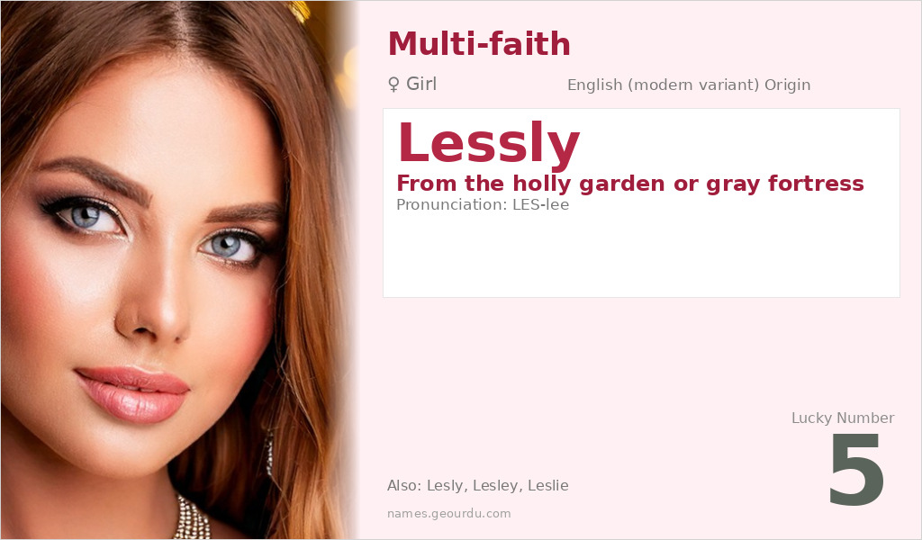 Lessly Name Meaning and Details