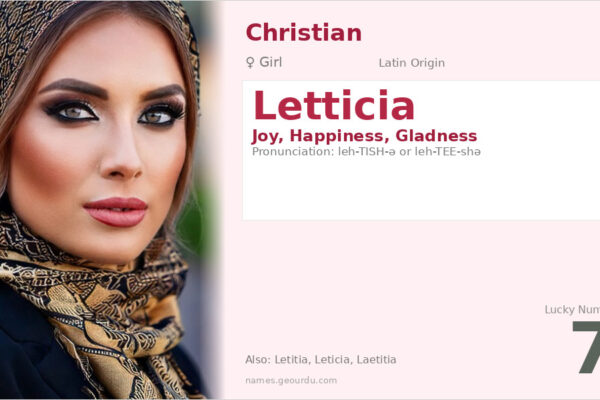 Letticia Name Meaning — Latin Origin, Girl Name & Details (2025)