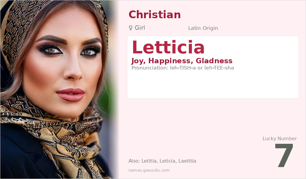 Letticia Name Meaning and Details