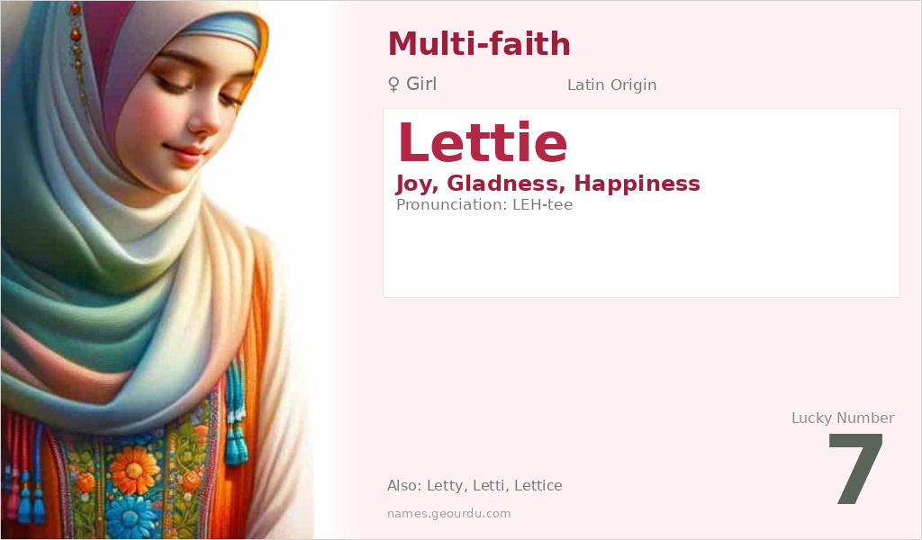Lettie Name Meaning and Details