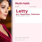 Letty Name Meaning and Details