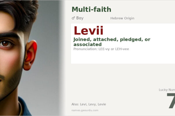 Levii Name Meaning — Hebrew Origin, Boy Name & Details (2025)