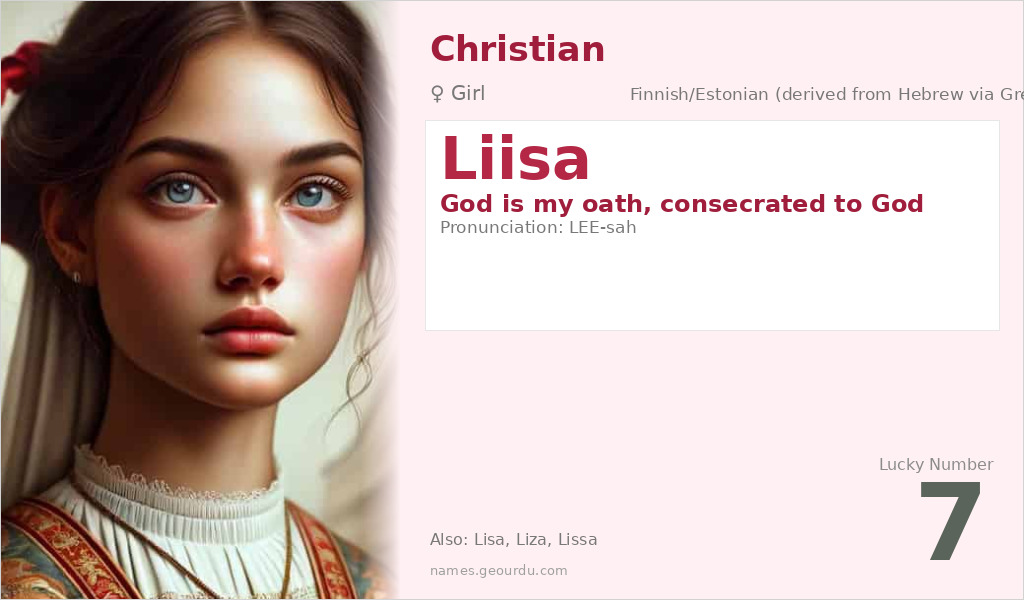 Liisa Name Meaning and Details