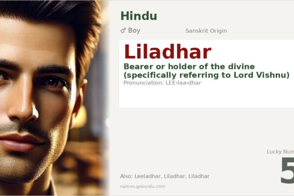 Liladhar Name Meaning — Sanskrit Origin, Boy Name & Details (2025)