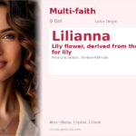 Lilianna Name Meaning and Details