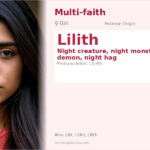 Lilith Name Meaning and Details