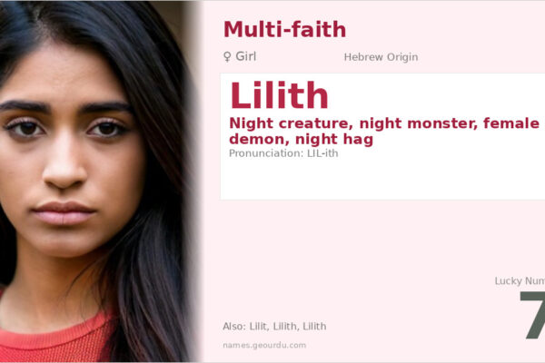 Lilith Name Meaning — Hebrew Origin, Girl Name & Mythology (2025)