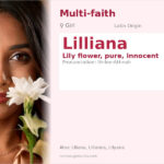 Lilliana Name Meaning and Details