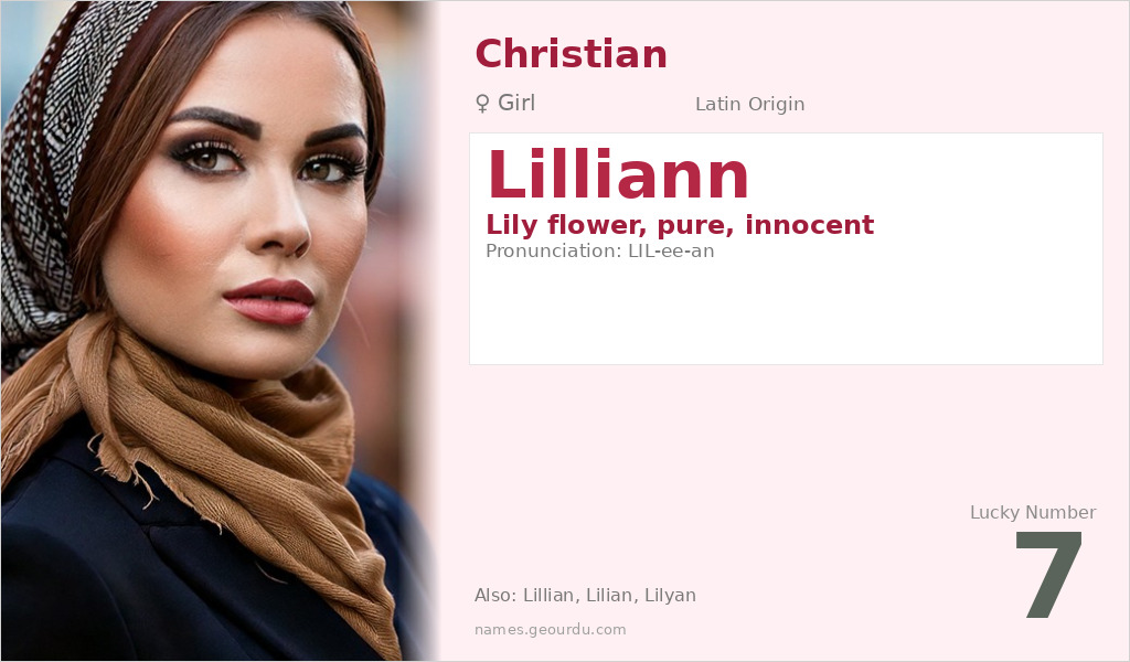 Lilliann Name Meaning and Details