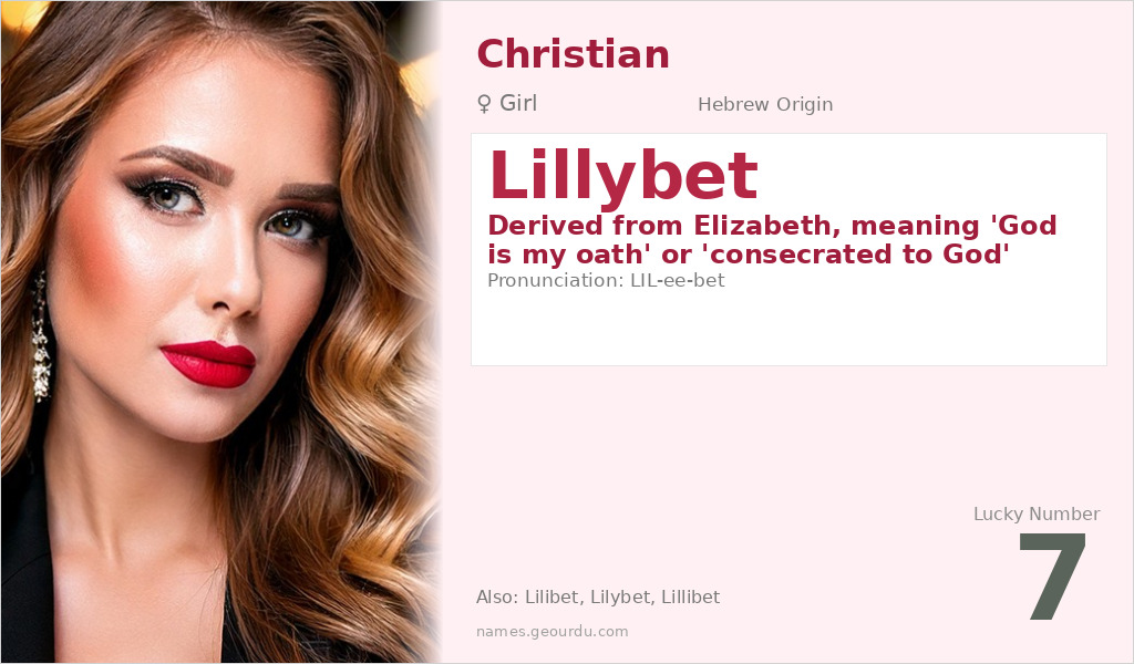 Lillybet Name Meaning and Details
