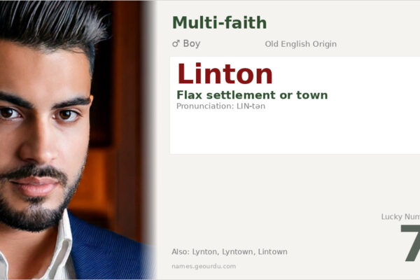 Linton Name Meaning — Origin, Gender & Details (2025)