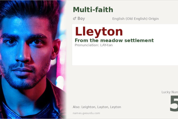 Lleyton Name Meaning — English Origin, Boy Name & Details (2025)