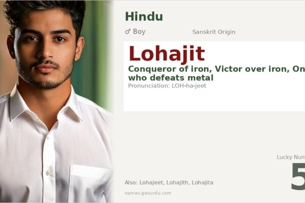 Lohajit Name Meaning — Sanskrit Origin, Boy Name & Details (2025)