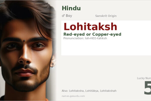Lohitaksh Meaning — Origin, Gender & Details (2025)