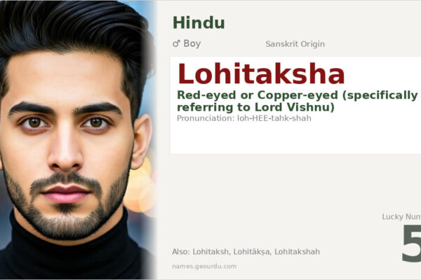Lohitaksha Meaning — Sanskrit Origin, Boy Name & Details (2025)