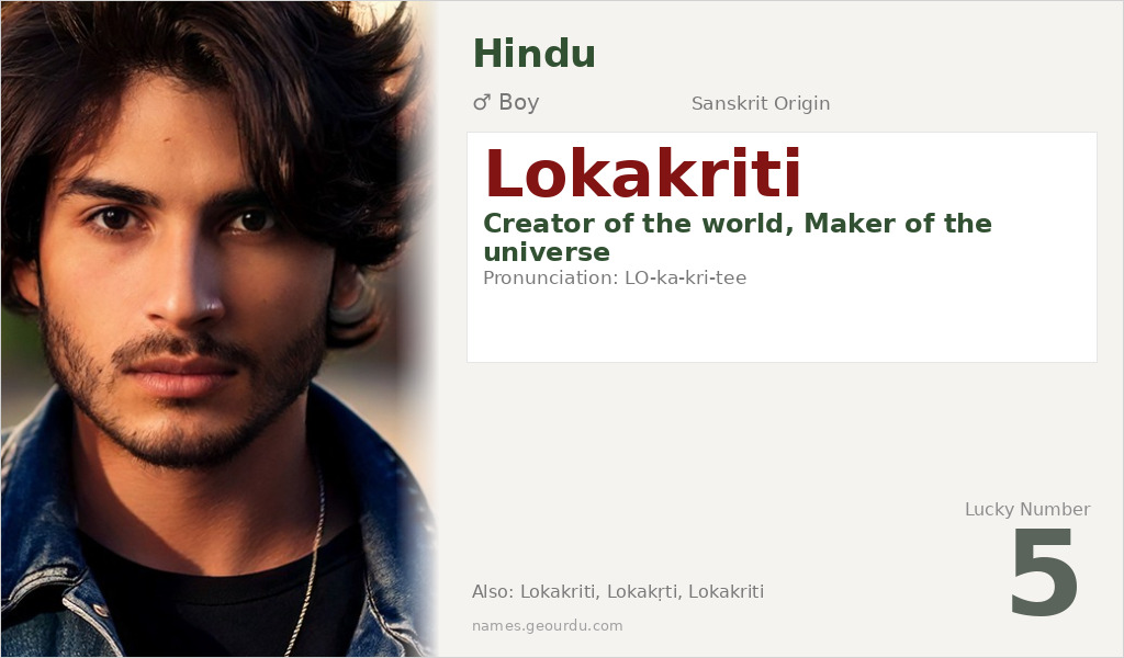 Lokakriti Name Meaning and Details