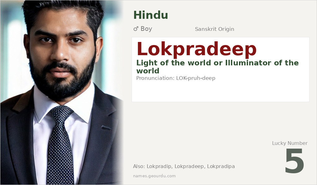 Lokpradeep Name Meaning and Details