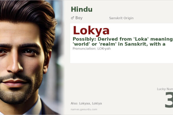 Lokya Name Meaning — Origin, Gender & Details (2025)