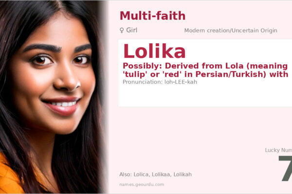 Lolika Name Meaning — Origin, Gender & Details (2025)