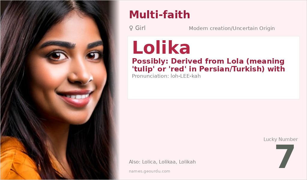 Lolika Name Meaning and Details
