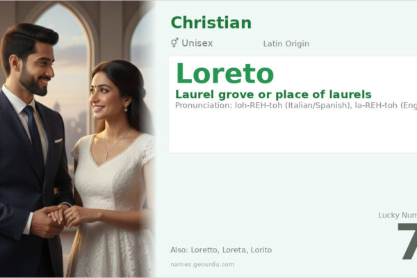 Loreto Name Meaning — Origin, Gender & Details (2025)