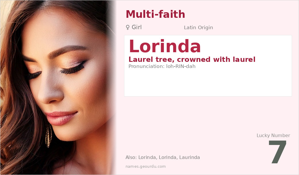 Lorinda Name Meaning and Details