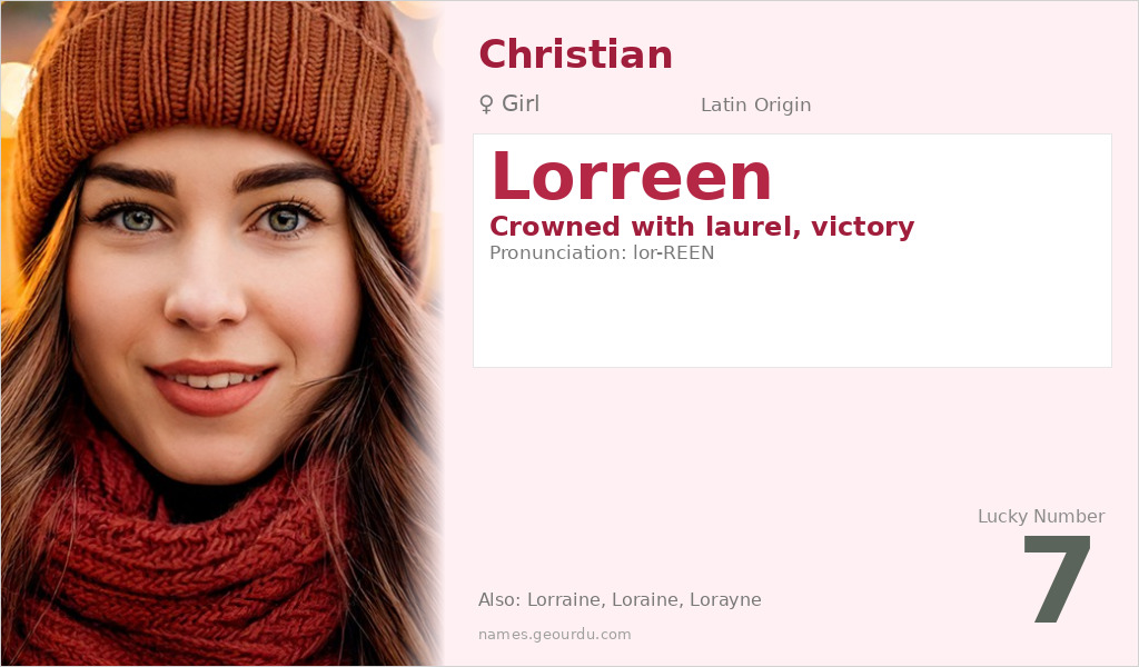 Lorreen Name Meaning and Details