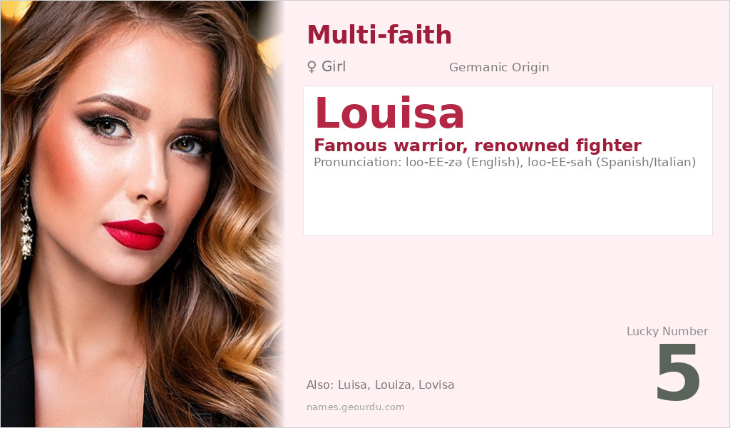 Louisa Name Meaning and Details