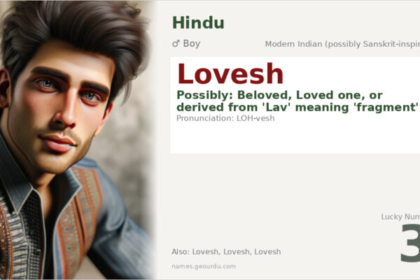 Lovesh Name Meaning — Origin, Gender & Details (2025)