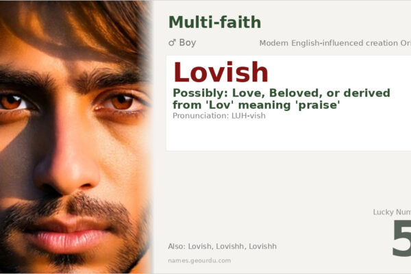 Lovish Name Meaning — Modern Origin, Gender & Details (2025)