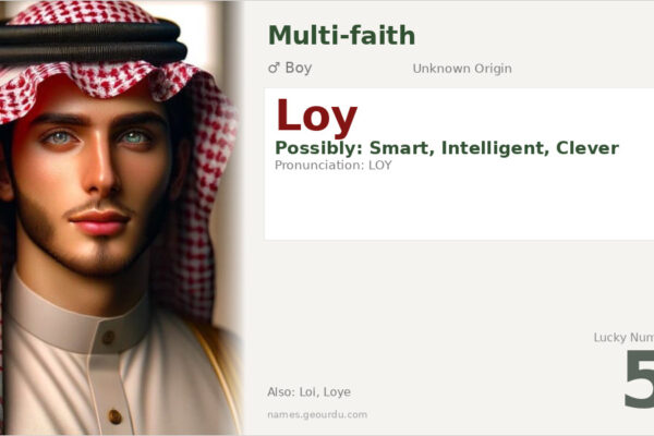 Loy Name Meaning — Origin, Gender & Details (2025)