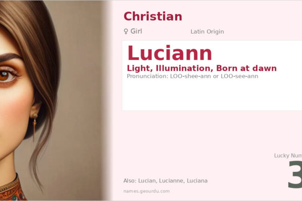 Luciann Name Meaning — Latin Origin, Girl Name & Details (2025)