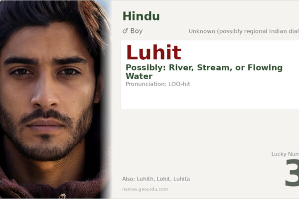 Luhit Name Meaning — Origin, Gender & Details (2025)