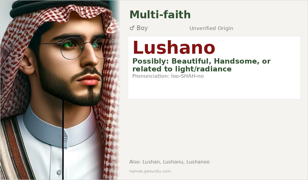 Lushano Name Meaning and Details