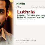 Luthria Name Meaning and Details