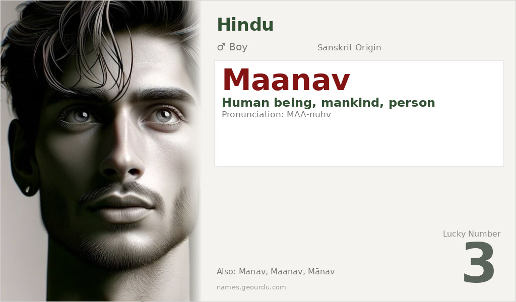 Maanav Name Meaning and Details