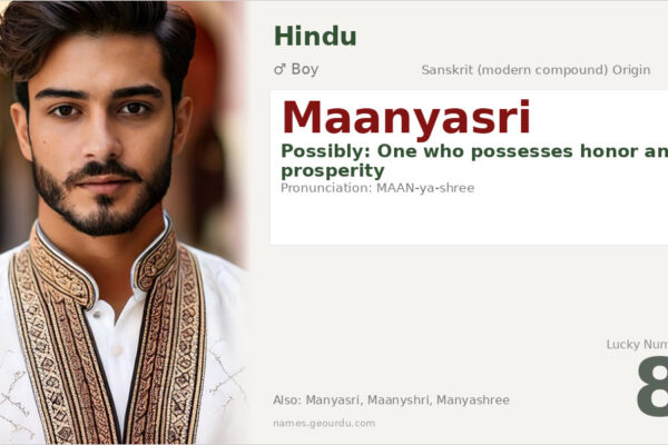 Maanyasri Name Meaning — Sanskrit Origin, Boy Name & Details (2025)