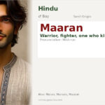 Maaran Name Meaning and Details