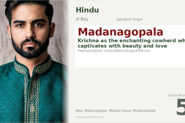 Madanagopala Meaning — Sanskrit Origin, Boy Name & Krishna Connection (2025)