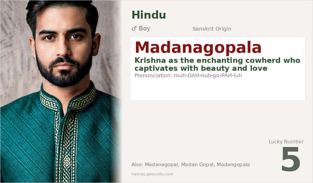 Madanagopala Name Meaning and Details