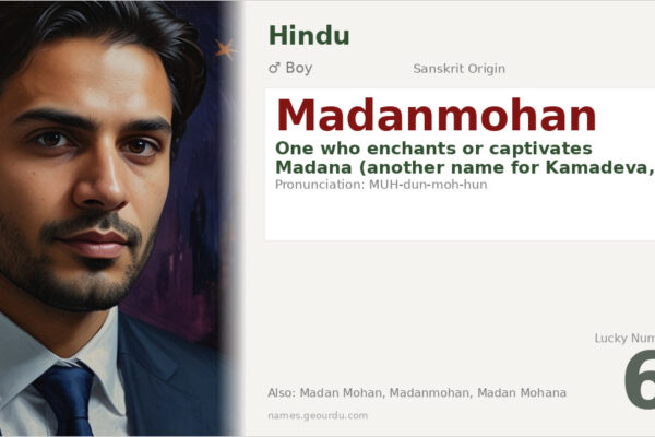 Madanmohan Name Meaning — Sanskrit Origin, Boy Name & Krishna Connection (2025)